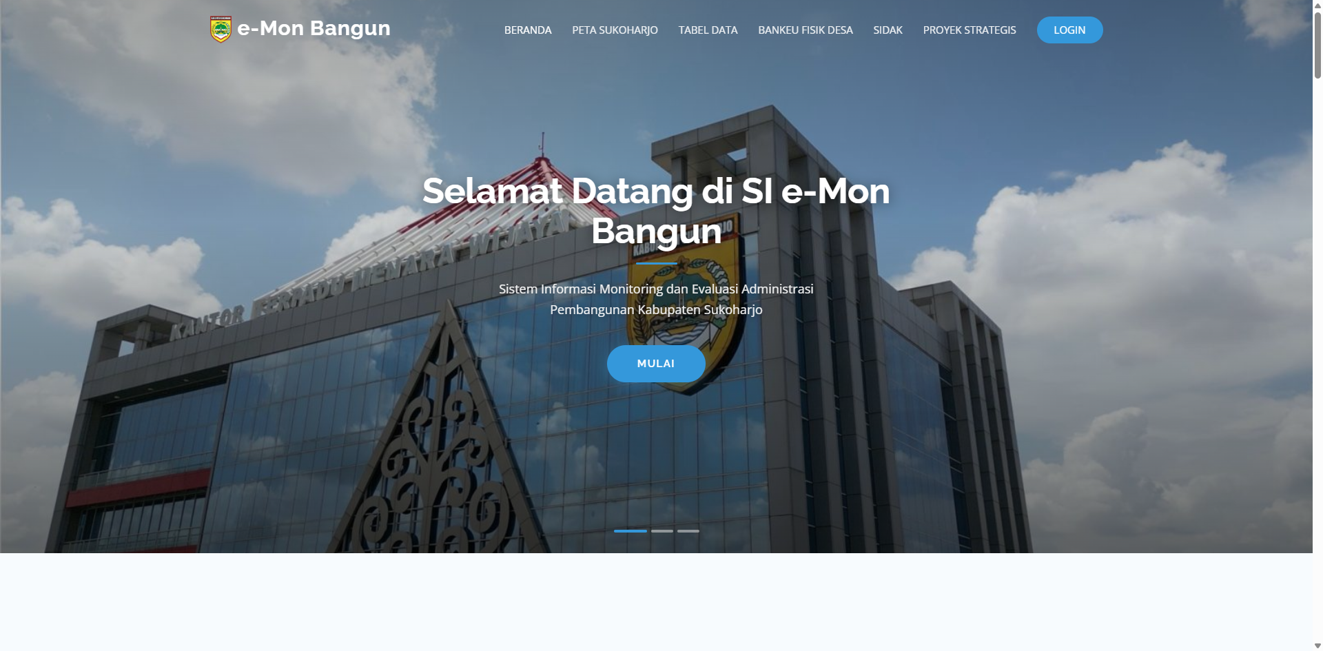 SI e-Mon Bangun Sukoharjo